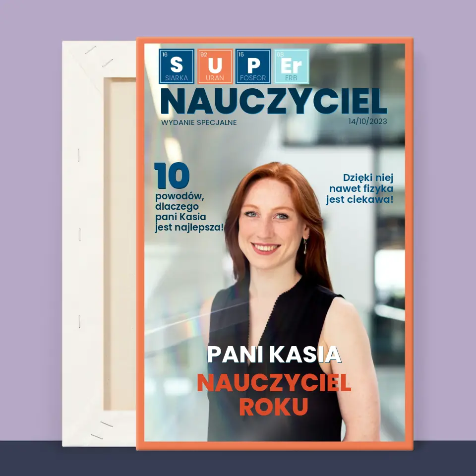 Okładka Magazynu: Super Nauczyciel - Wydruk Obramowany - Image 12