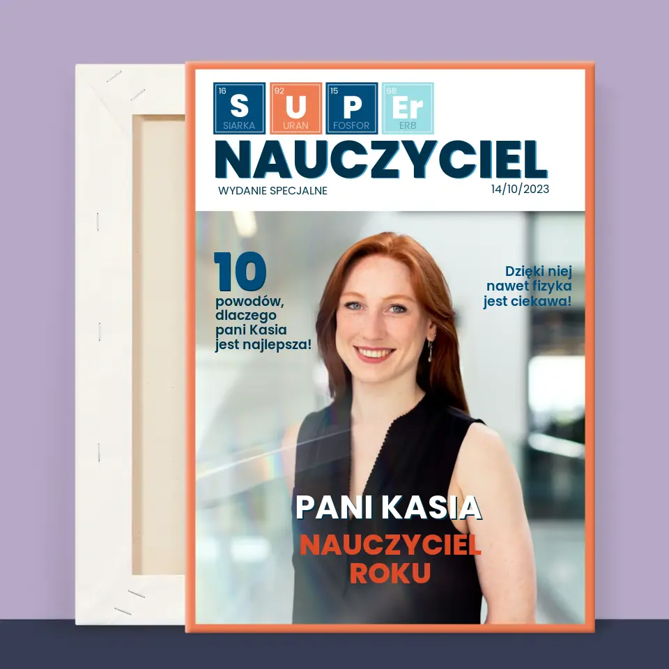 Okładka Magazynu: Super Nauczyciel - Wydruk Obramowany - Image 13