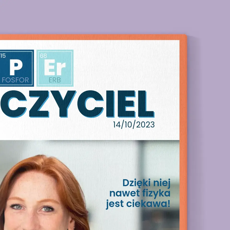 Okładka Magazynu: Super Nauczyciel - Wydruk Obramowany - Image 14