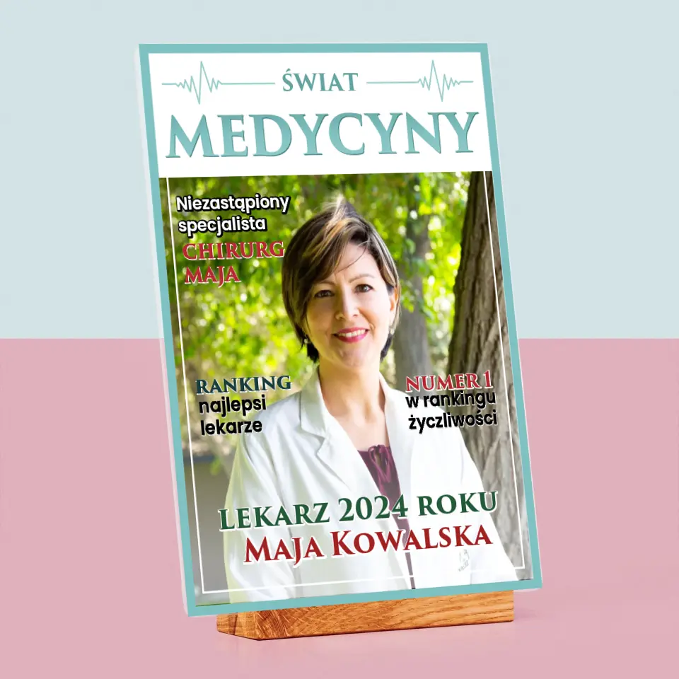 Okładka Magazynu: Świat Medycyny - Wydruk Na Szkle Akrylowym - Image 4