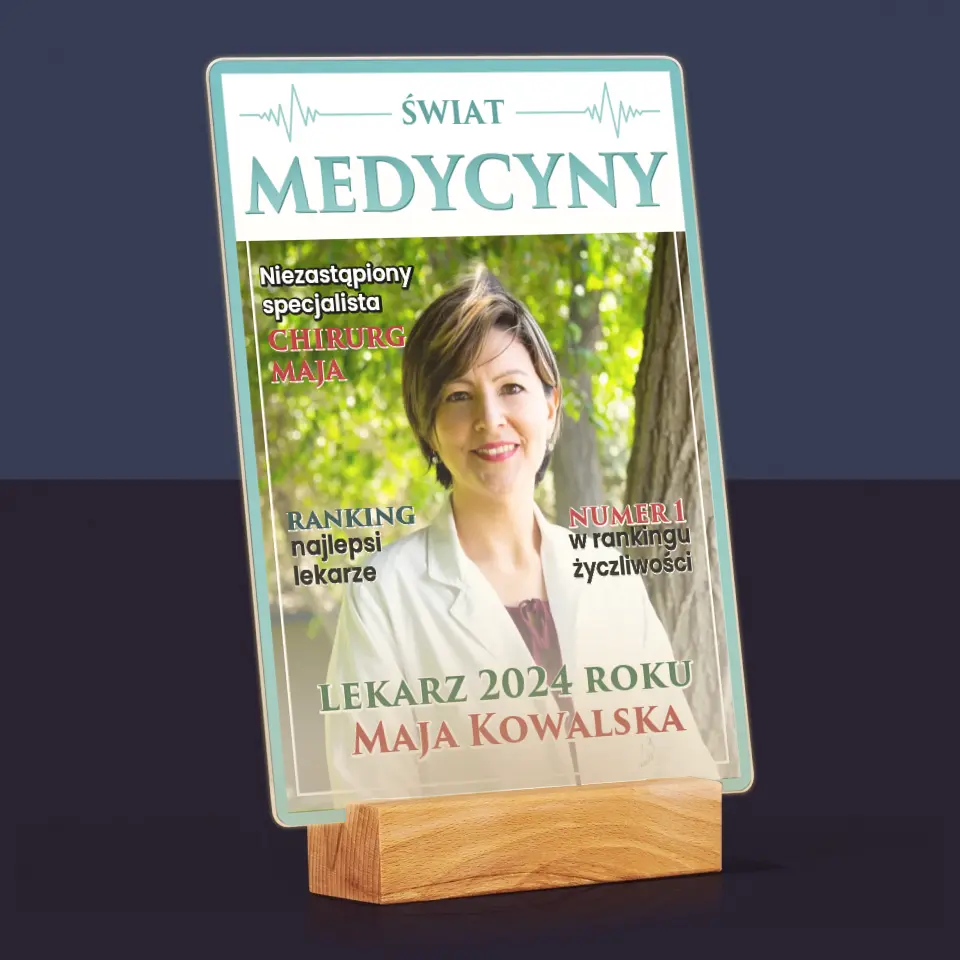 Okładka Magazynu: Świat Medycyny - Wydruk Na Szkle Akrylowym - Image 8