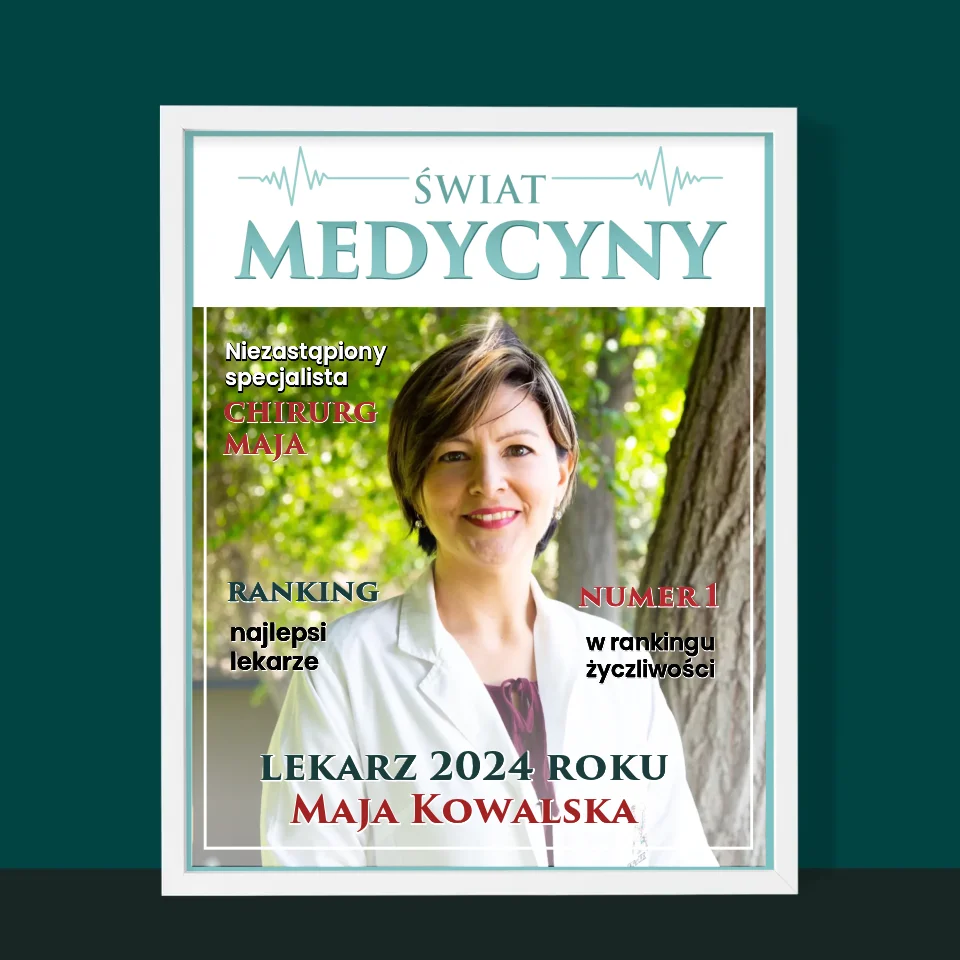 Okładka Magazynu: Świat Medycyny - Wydruk Obramowany - Image 10