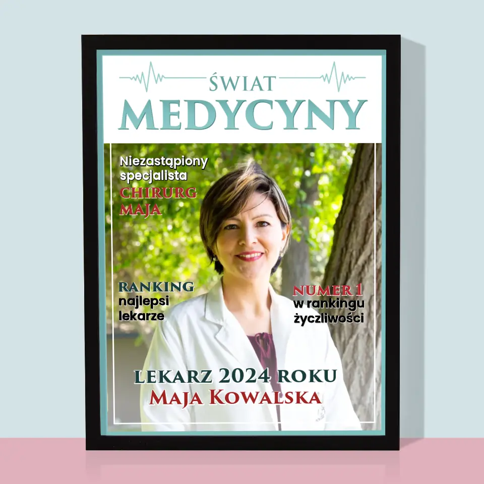 Okładka Magazynu: Świat Medycyny - Wydruk Obramowany - Image 5