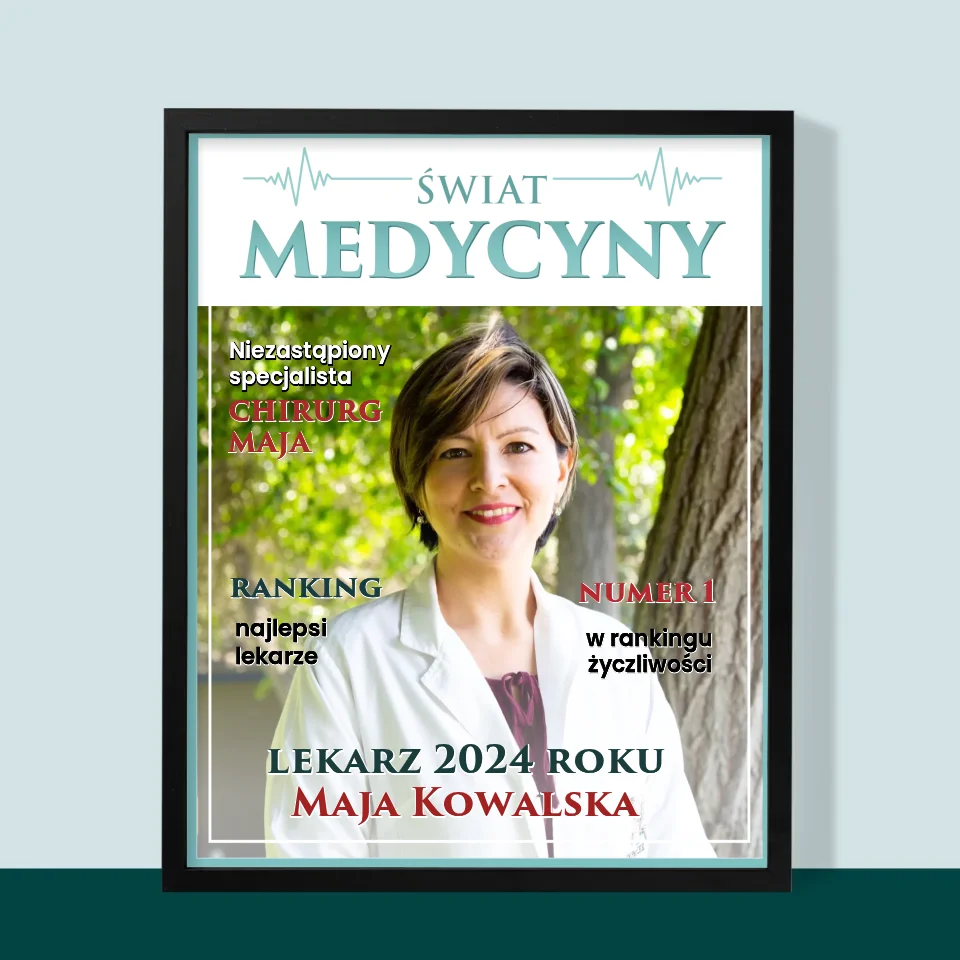 Okładka Magazynu: Świat Medycyny - Wydruk Obramowany - Image 9