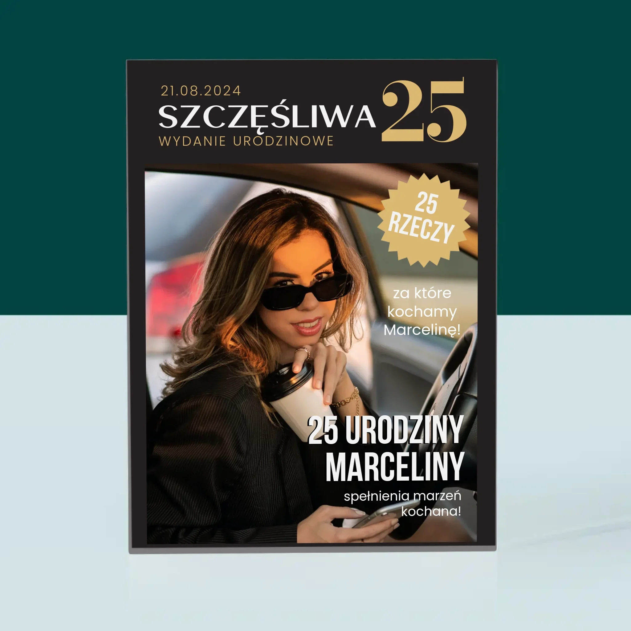 Okładka Magazynu: Szczęśliwa 25 - Blok Akrylowy - Image 3