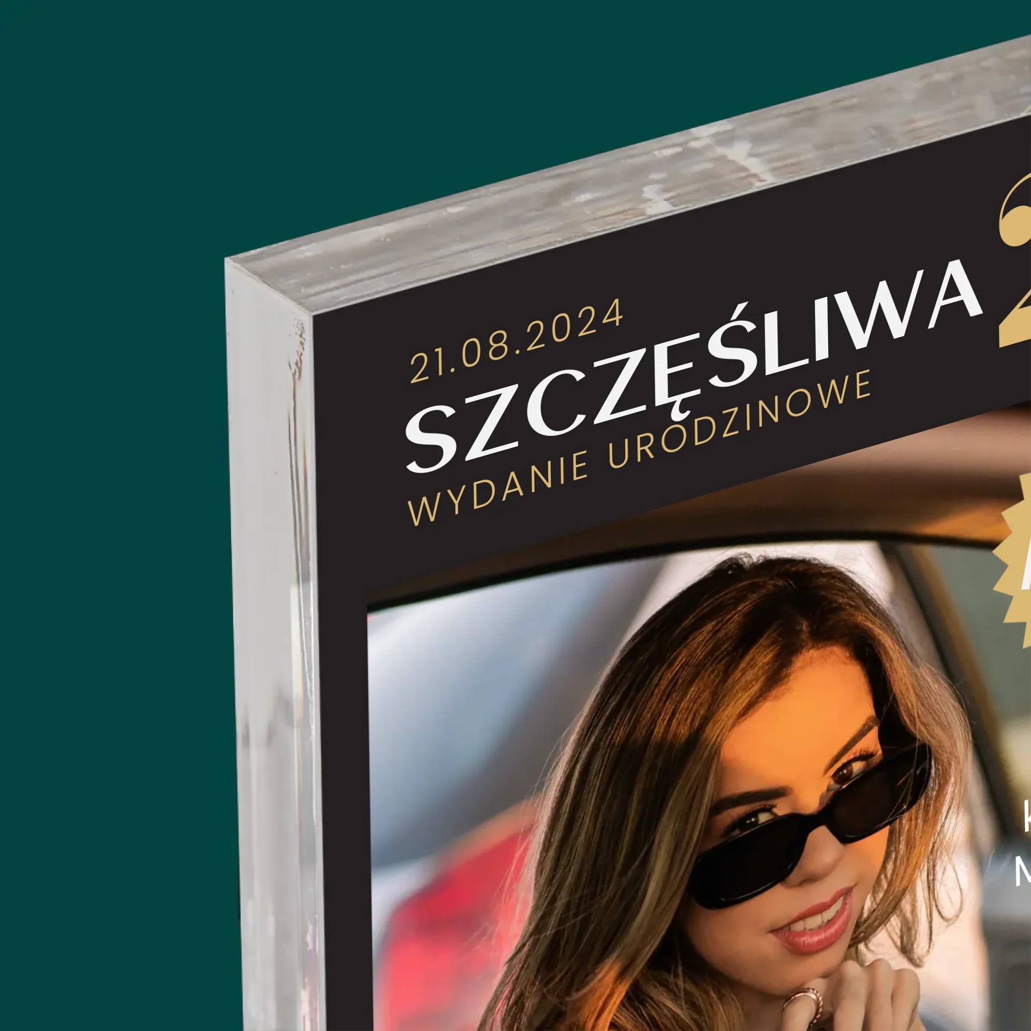 Okładka Magazynu: Szczęśliwa 25 - Blok Akrylowy - Image 4