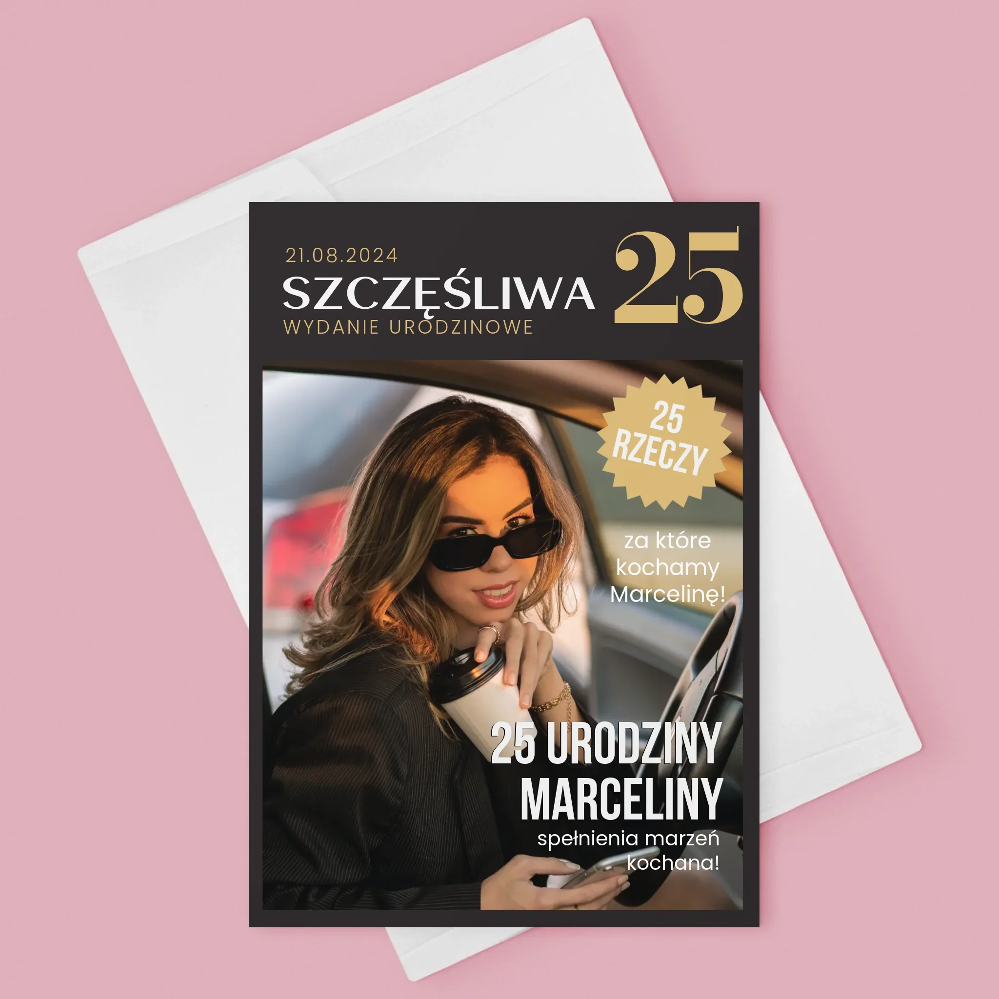 Okładka Magazynu: Szczęśliwa 25 - Kartka z Życzeniami - Image 3