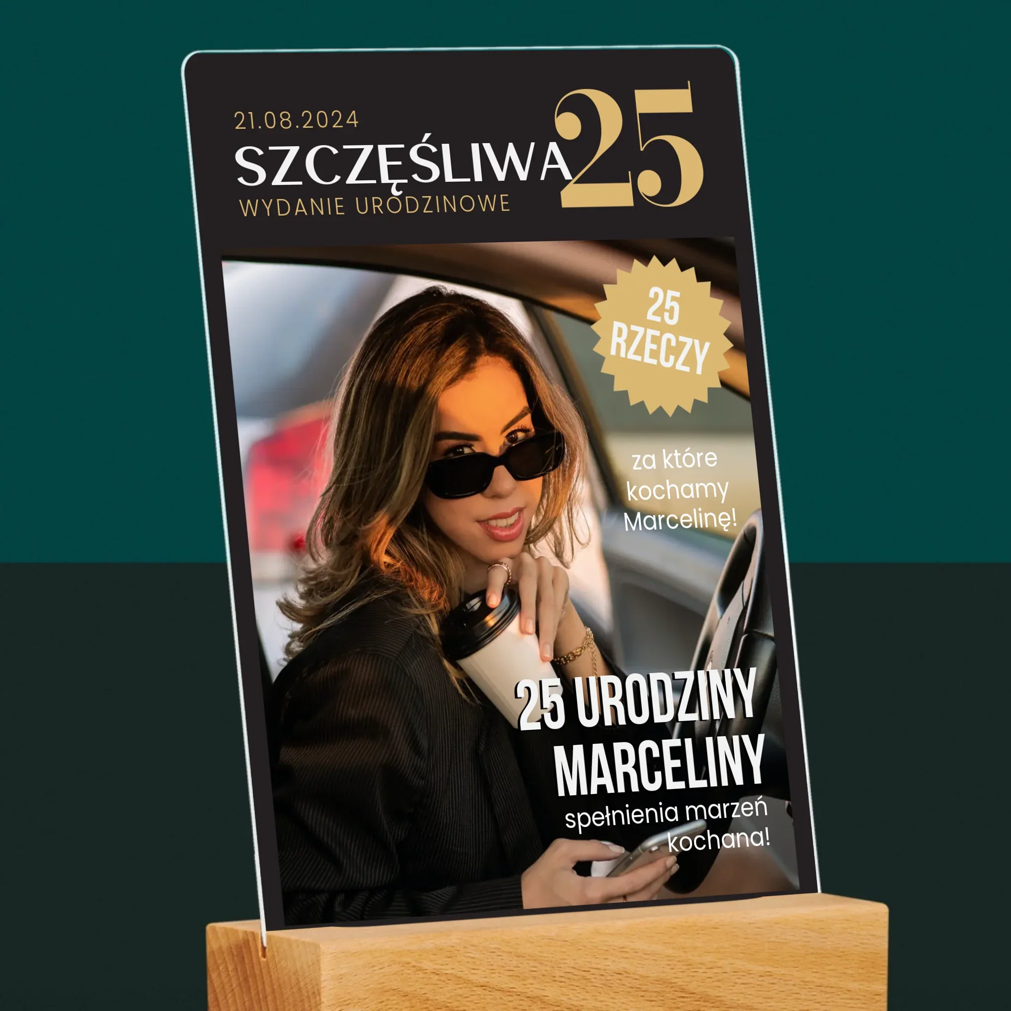 Okładka Magazynu: Szczęśliwa 25 - Wydruk Na Szkle Akrylowym - Image 6