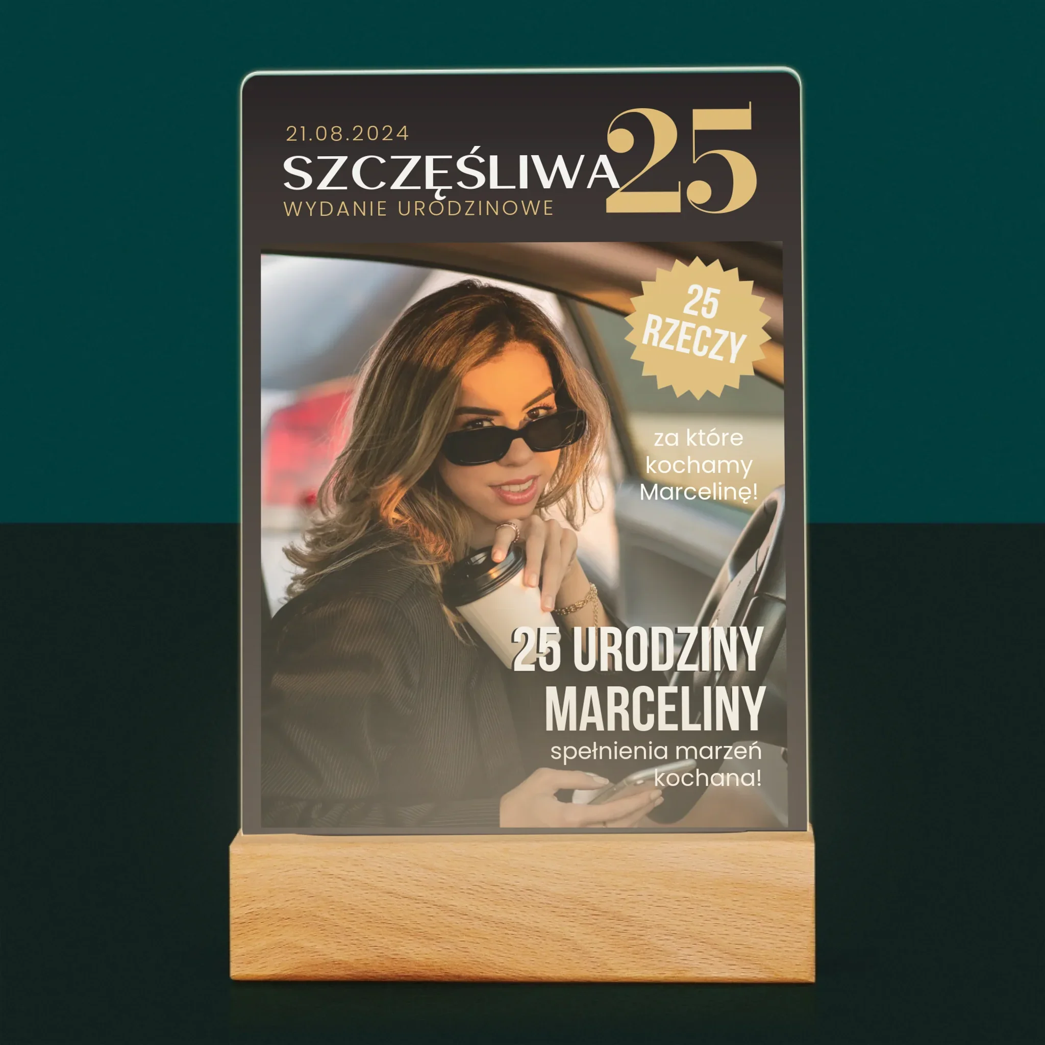 Okładka Magazynu: Szczęśliwa 25 - Wydruk Na Szkle Akrylowym - Image 7