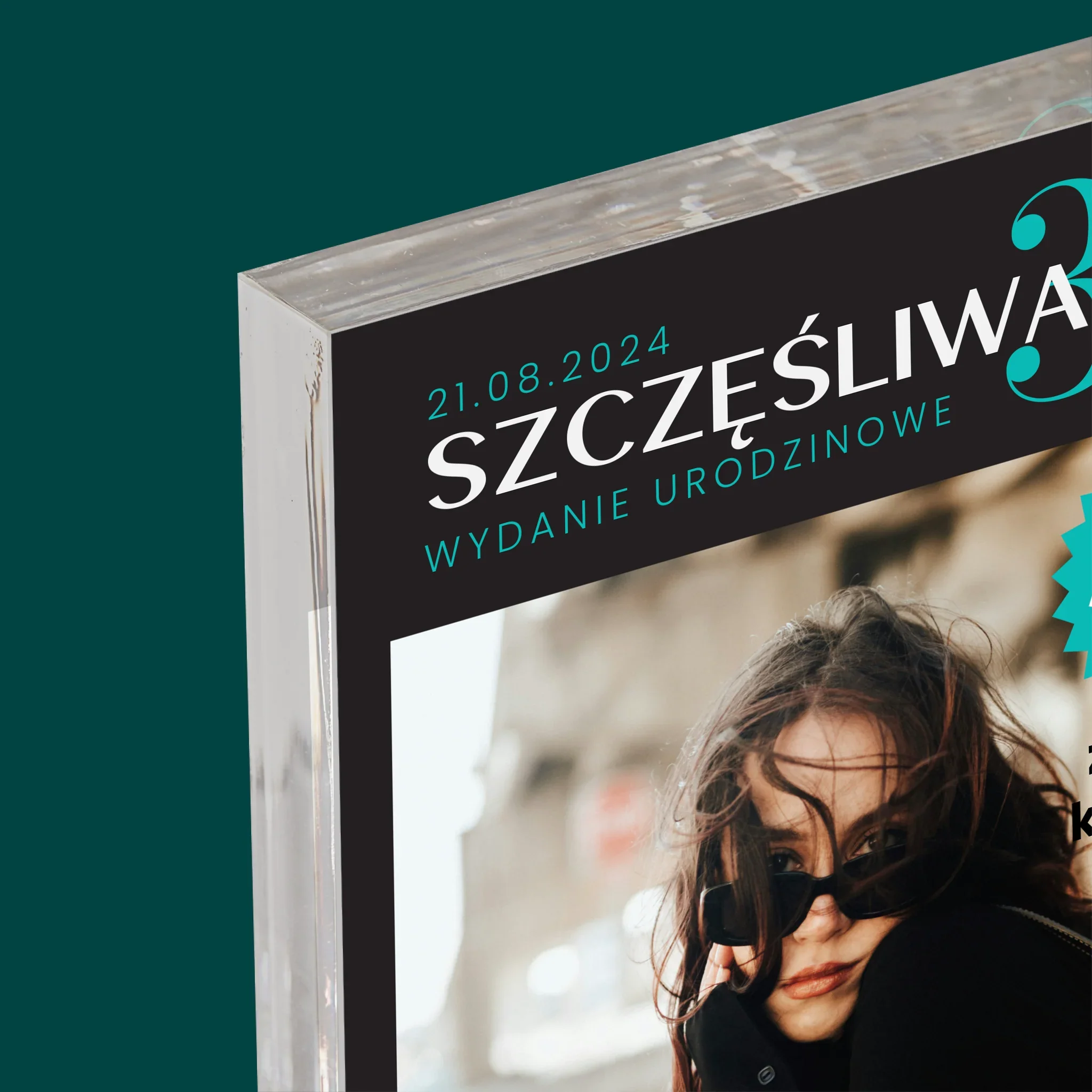 Okładka Magazynu: Szczęśliwa 30 - Blok Akrylowy - Image 4