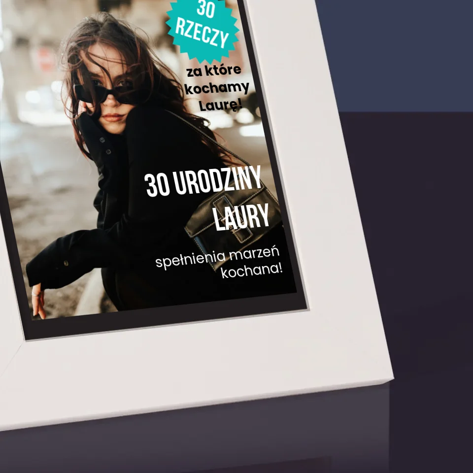 Okładka Magazynu: Szczęśliwa 30 - Ramka Na Zdjęcie - Image 3