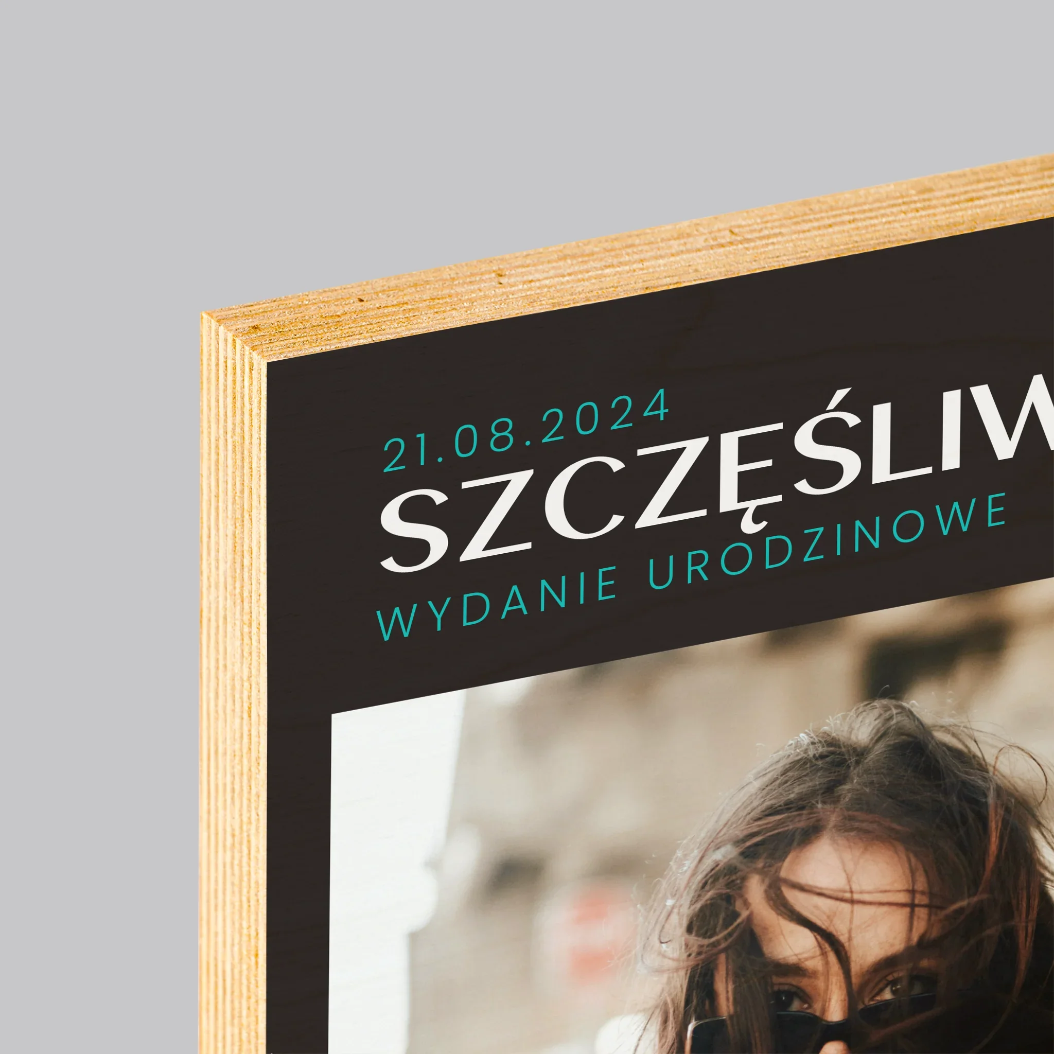 Okładka Magazynu: Szczęśliwa 30 - Wydruk Na Drewnie - Image 4