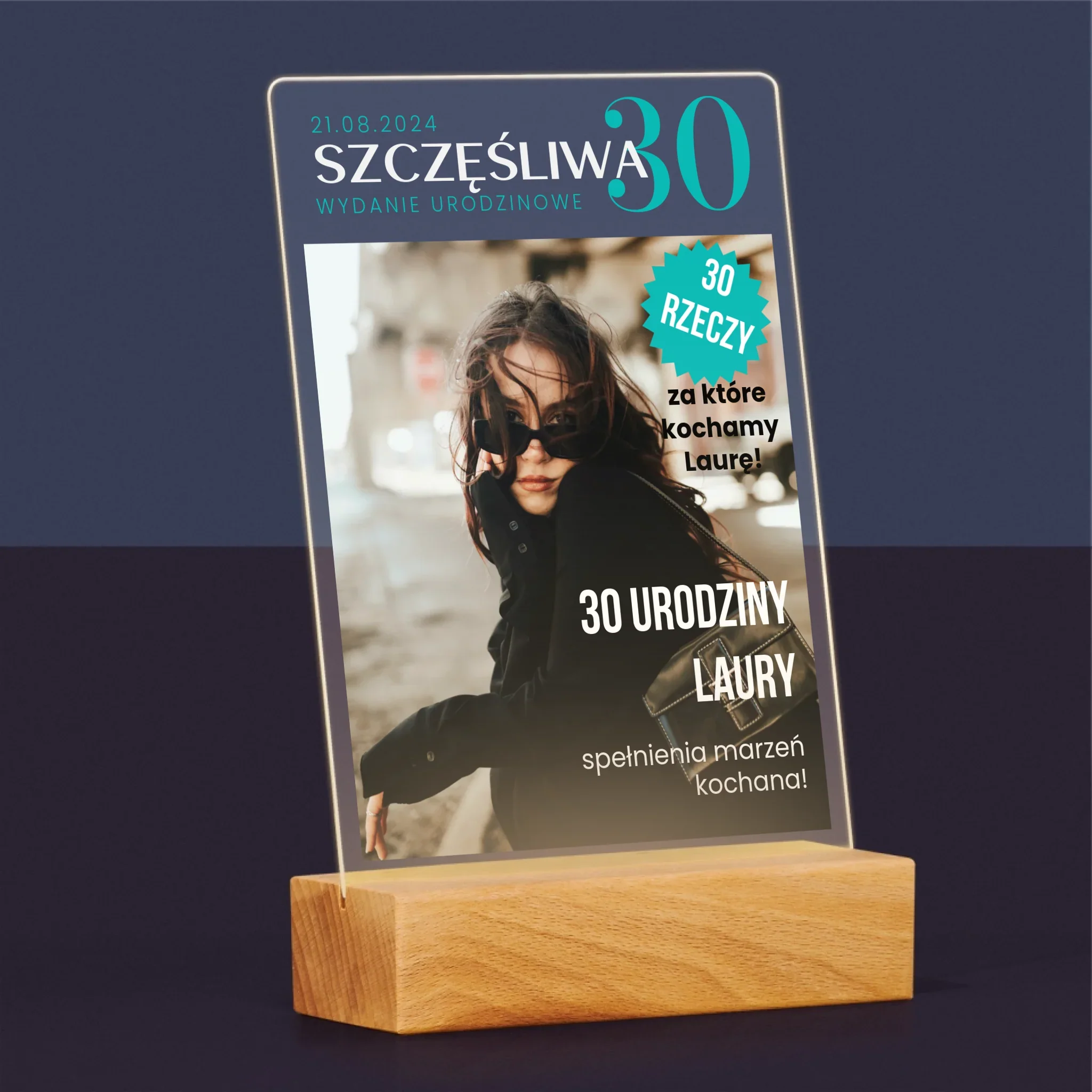 Okładka Magazynu: Szczęśliwa 30 - Wydruk Na Szkle Akrylowym - Image 5
