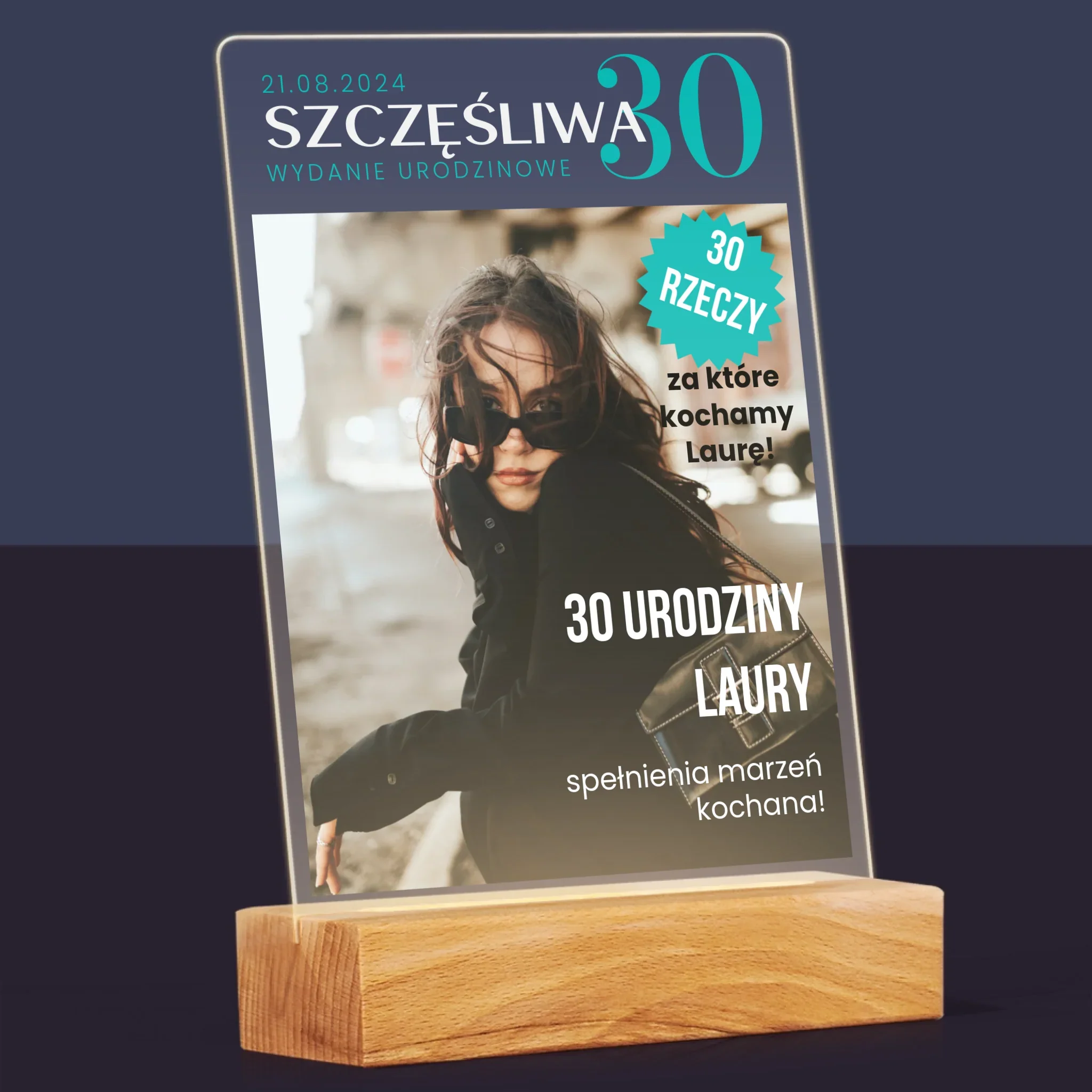 Okładka Magazynu: Szczęśliwa 30 - Wydruk Na Szkle Akrylowym - Image 8
