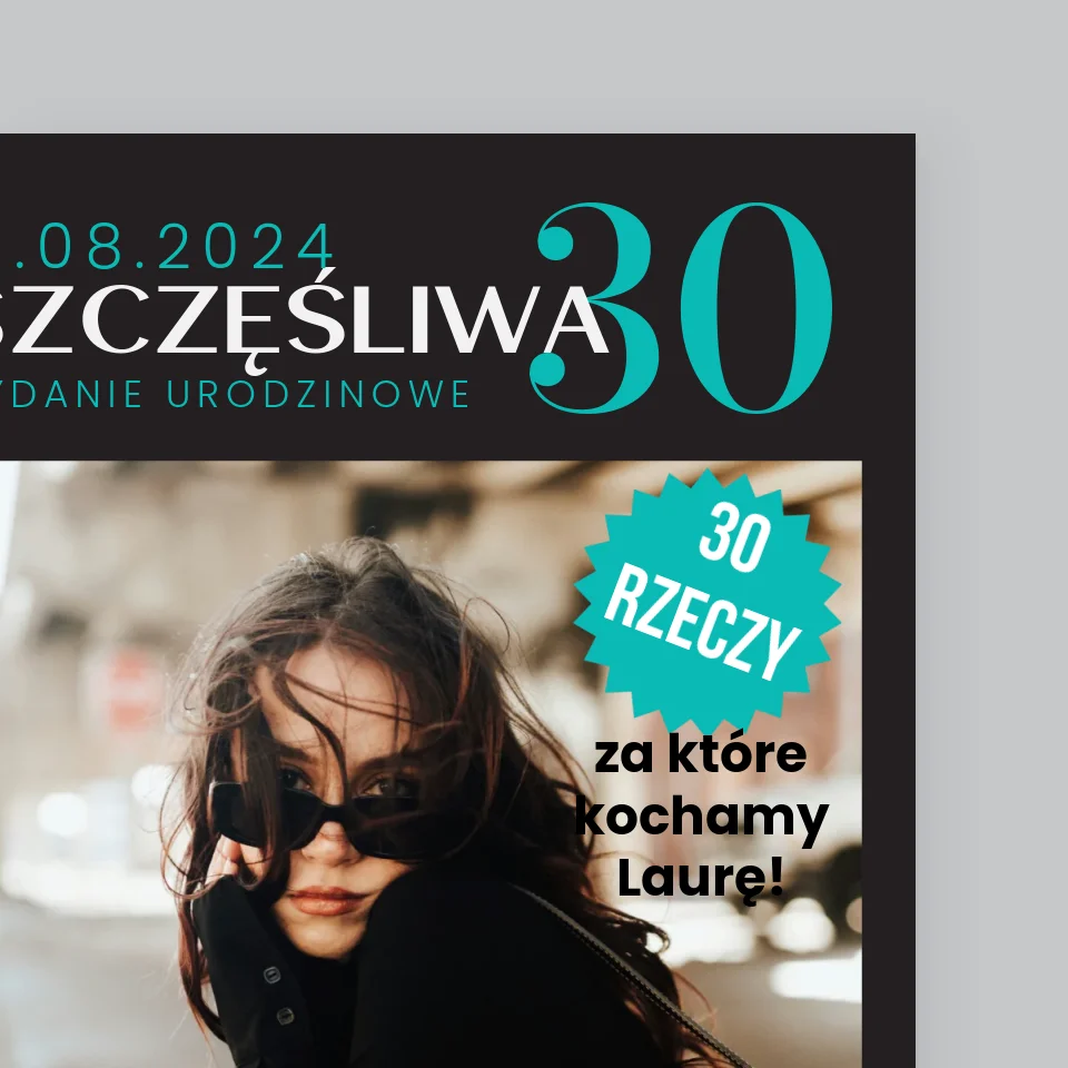 Okładka Magazynu: Szczęśliwa 30 - Wydruk Obramowany - Image 10