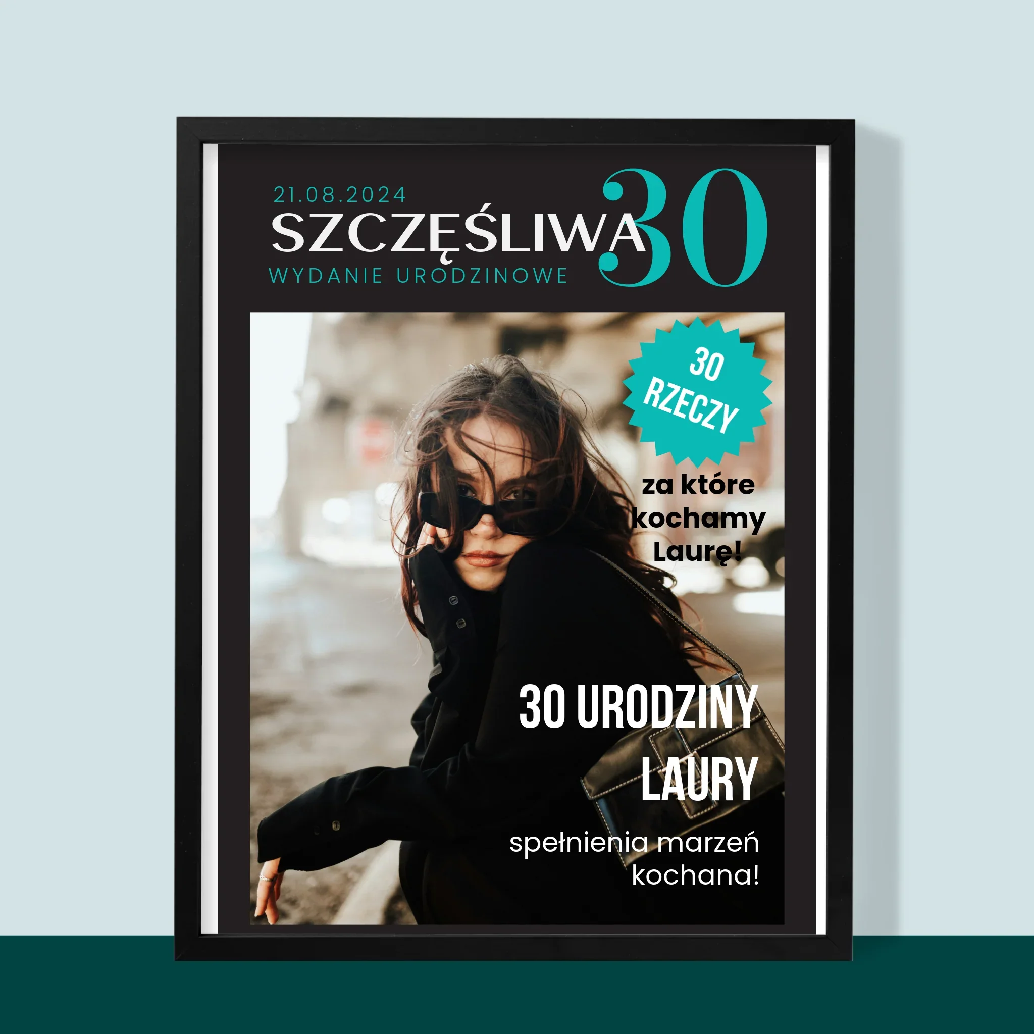 Okładka Magazynu: Szczęśliwa 30 - Wydruk Obramowany - Image 5