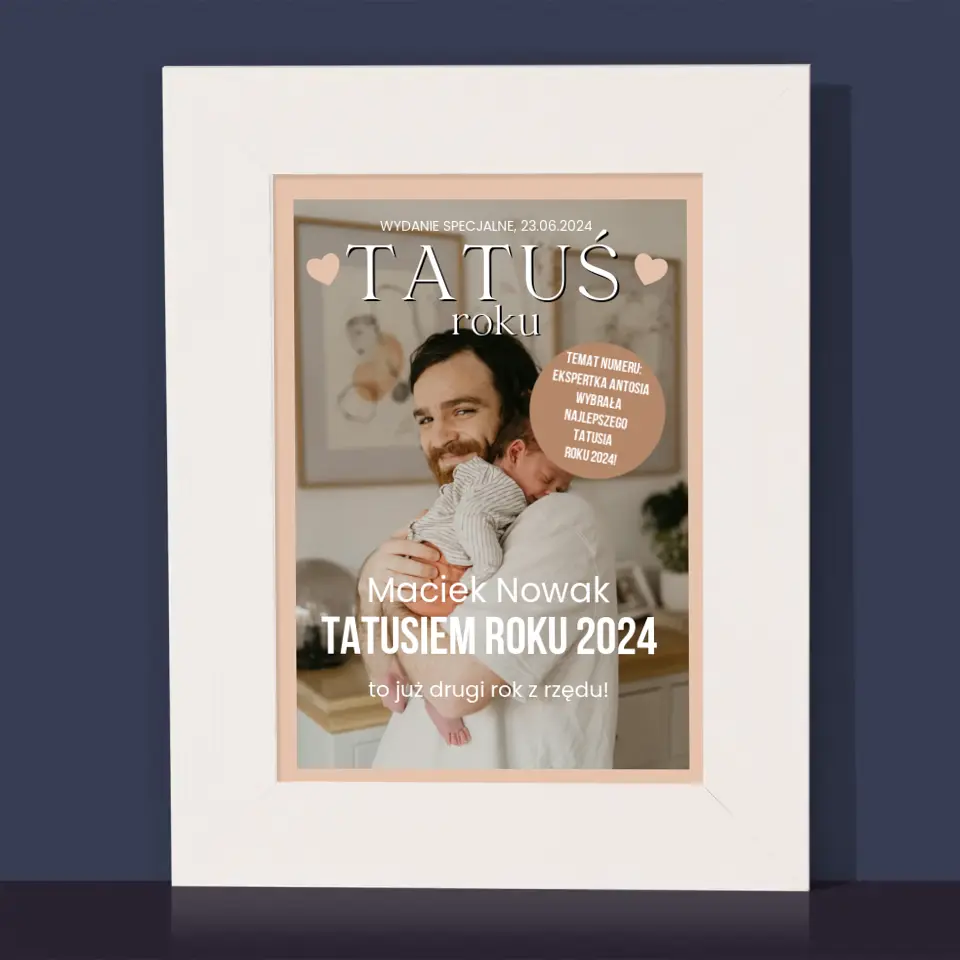 Okładka Magazynu: Tatuś Roku - Ramka Na Zdjęcie - Image 2