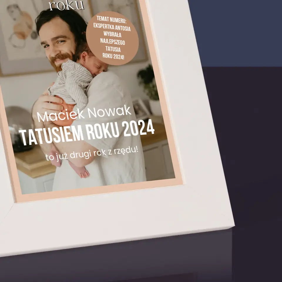 Okładka Magazynu: Tatuś Roku - Ramka Na Zdjęcie - Image 3