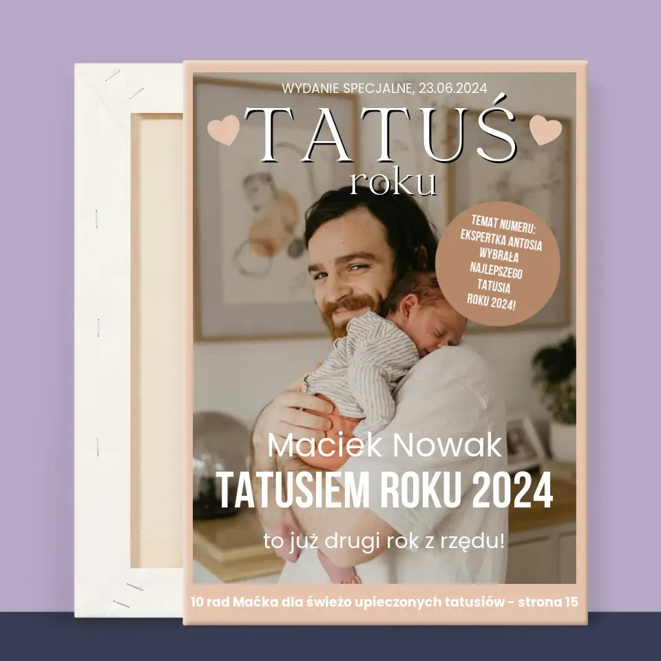 Okładka Magazynu: Tatuś Roku - Wydruk Obramowany - Image 13