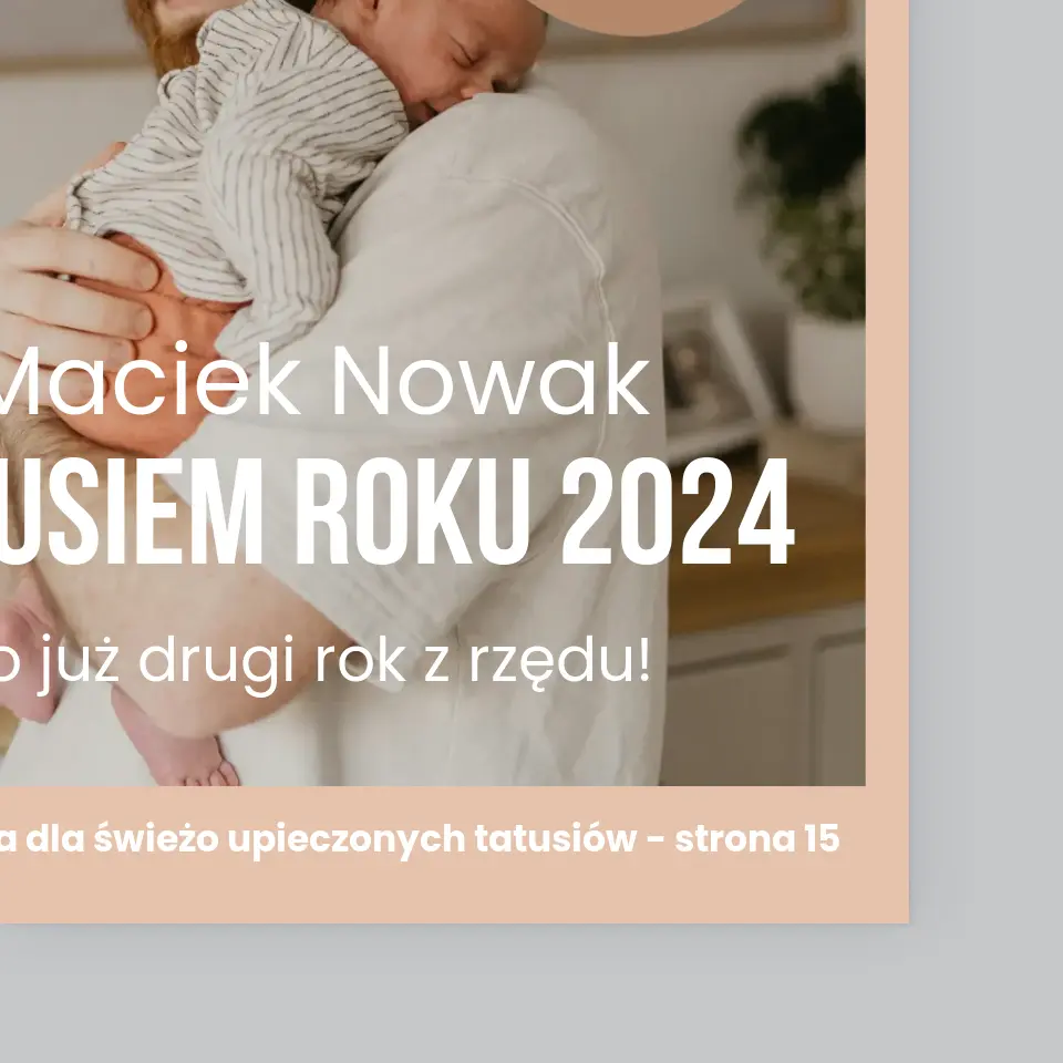 Okładka Magazynu: Tatuś Roku - Wydruk Obramowany - Image 4