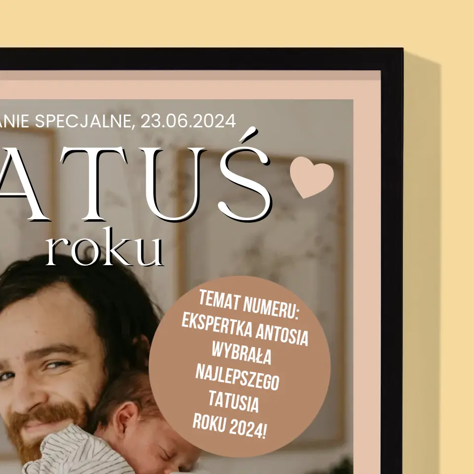 Okładka Magazynu: Tatuś Roku - Wydruk Obramowany - Image 6