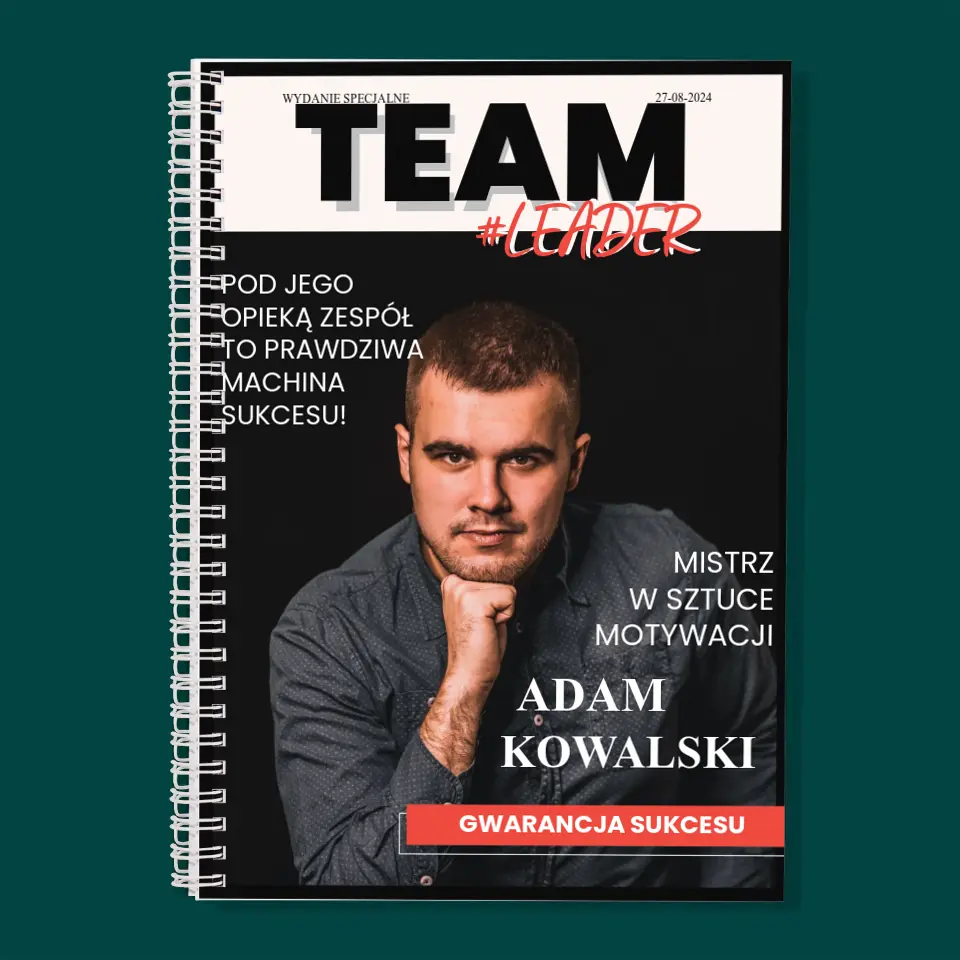 Okładka Magazynu: Team Leader - Planer Dzienny Na Spirali - Image 3