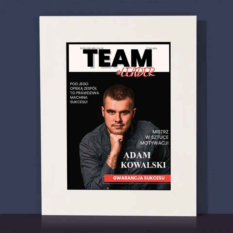 Okładka Magazynu: Team Leader - Ramka Na Zdjęcie - Image 2