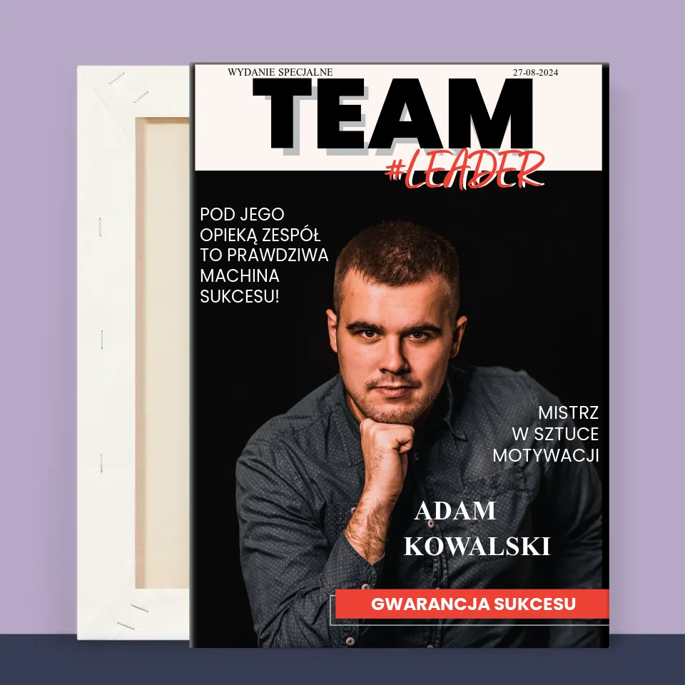 Okładka Magazynu: Team Leader - Wydruk Obramowany - Image 13