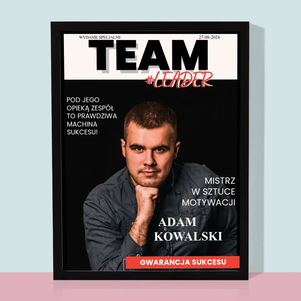Okładka Magazynu: Team Leader - Wydruk Obramowany - Image 5