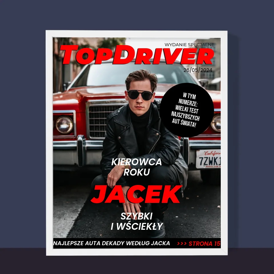 Okładka Magazynu: Topdriver - Wydruk Obramowany - Image 10
