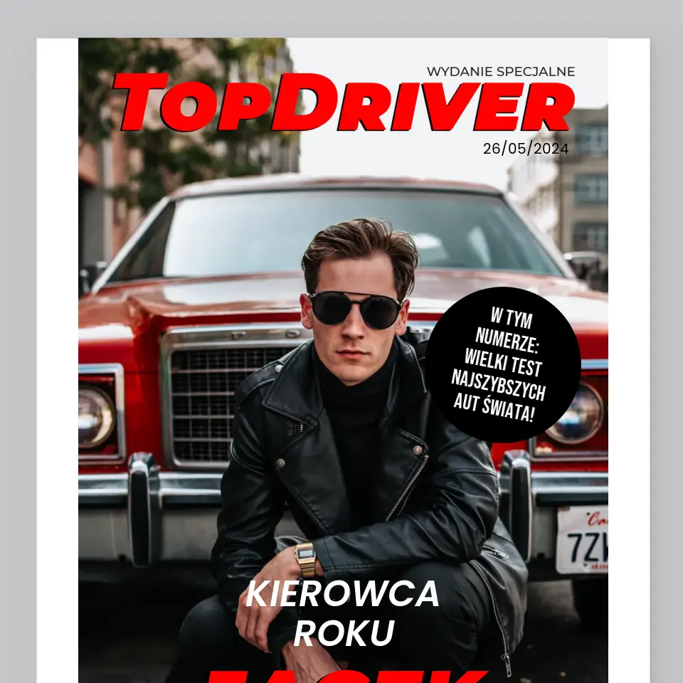 Okładka Magazynu: Topdriver - Wydruk Obramowany - Image 2