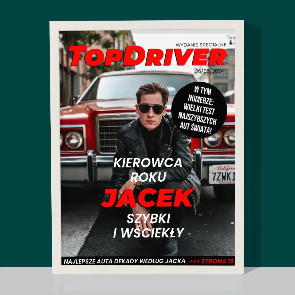 Okładka Magazynu: Topdriver - Wydruk Obramowany - Image 8
