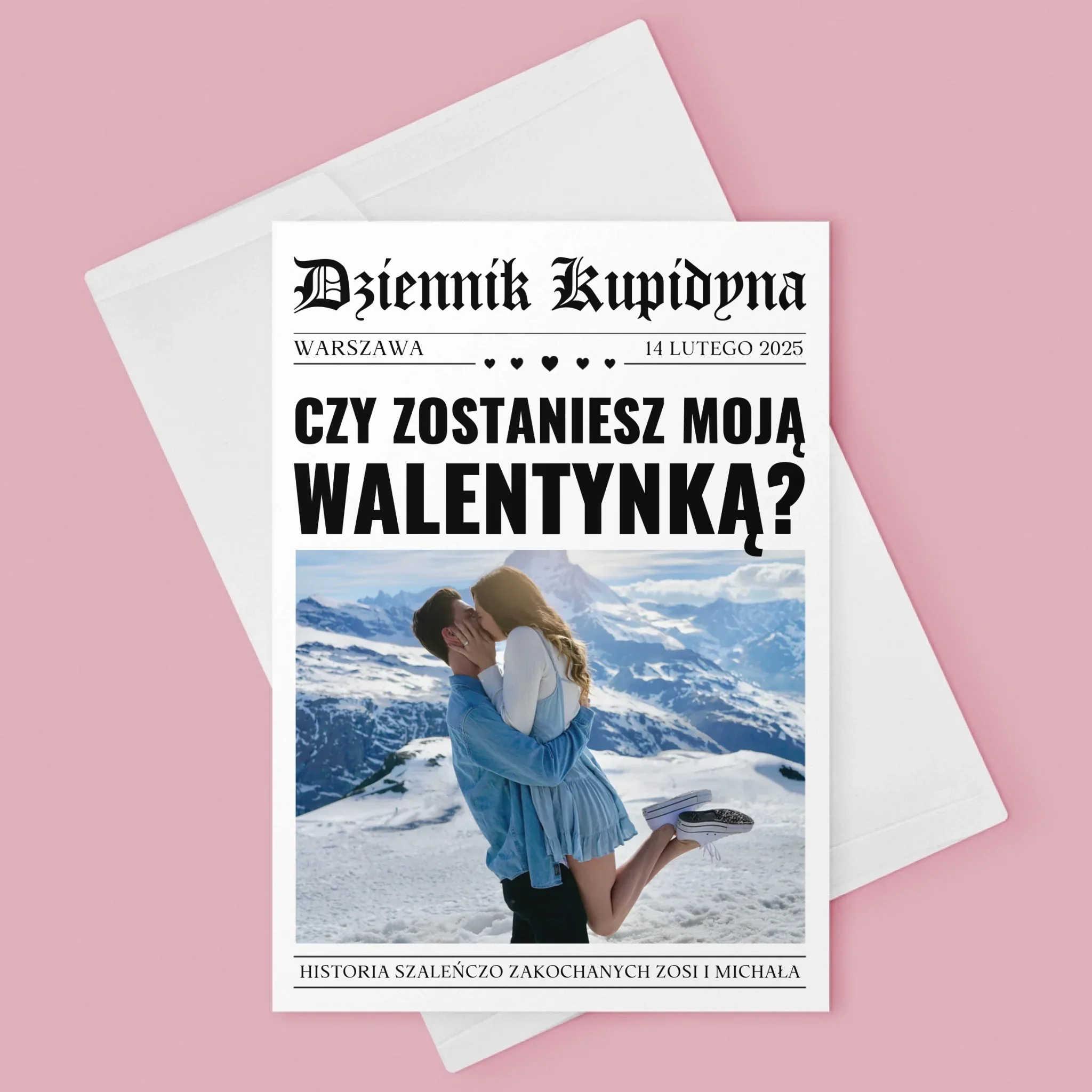Okładka Magazynu: Walentynkowa Gazeta - Kartka z Życzeniami - Image 3