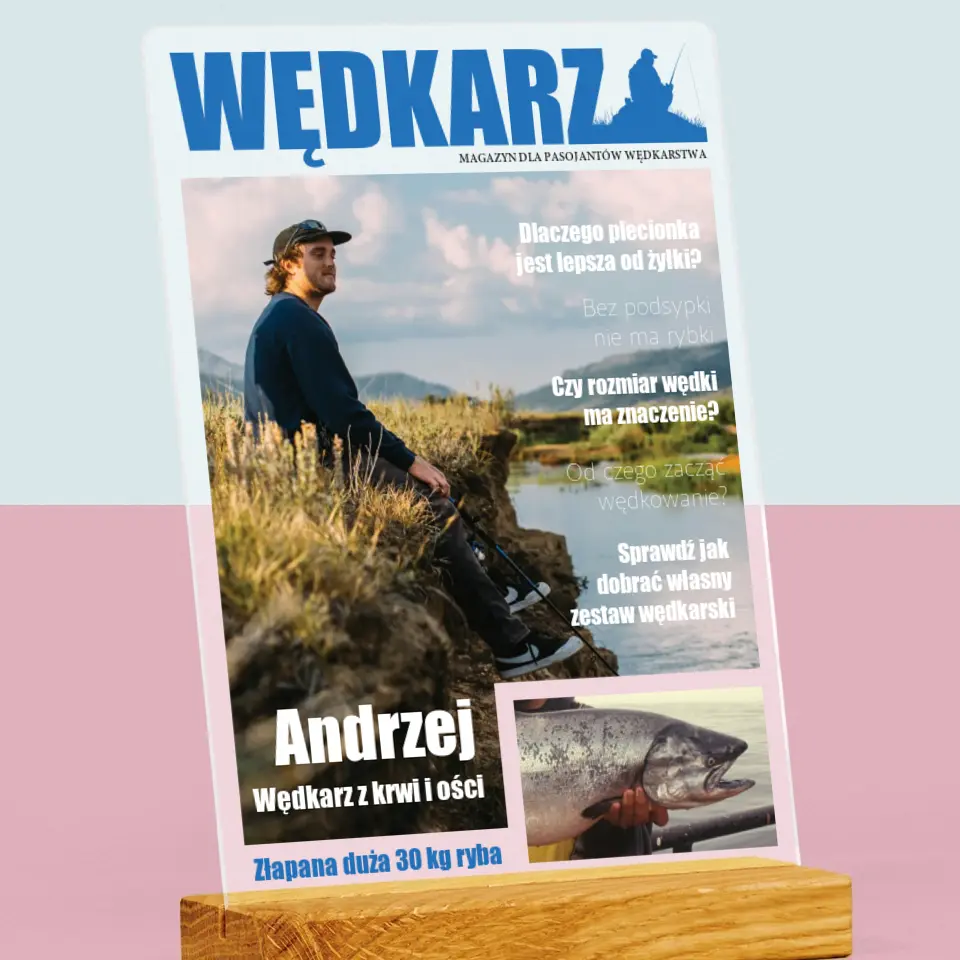 Okładka Magazynu: Wędkarz - Wydruk Na Szkle Akrylowym - Image 2