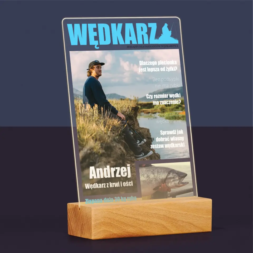 Okładka Magazynu: Wędkarz - Wydruk Na Szkle Akrylowym - Image 5