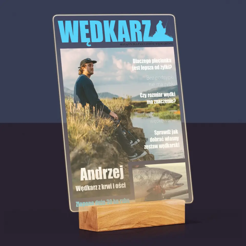 Okładka Magazynu: Wędkarz - Wydruk Na Szkle Akrylowym - Image 8