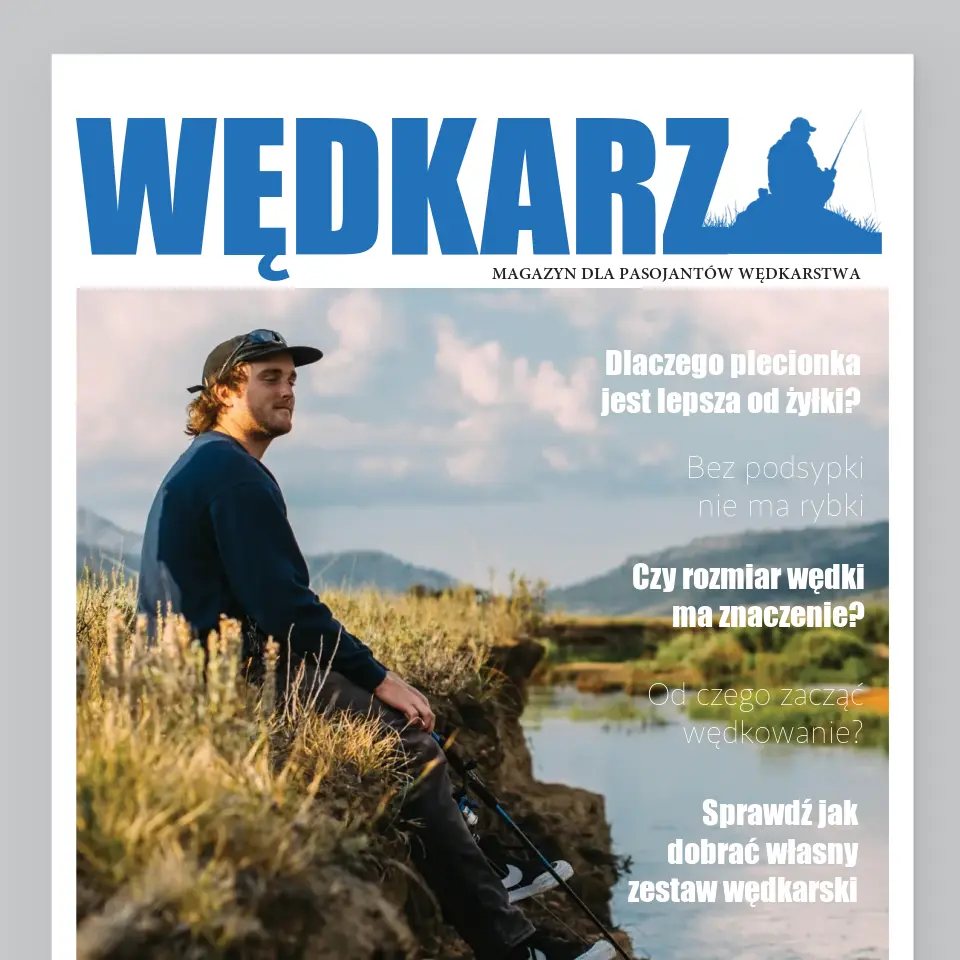 Okładka Magazynu: Wędkarz - Wydruk Obramowany - Image 2
