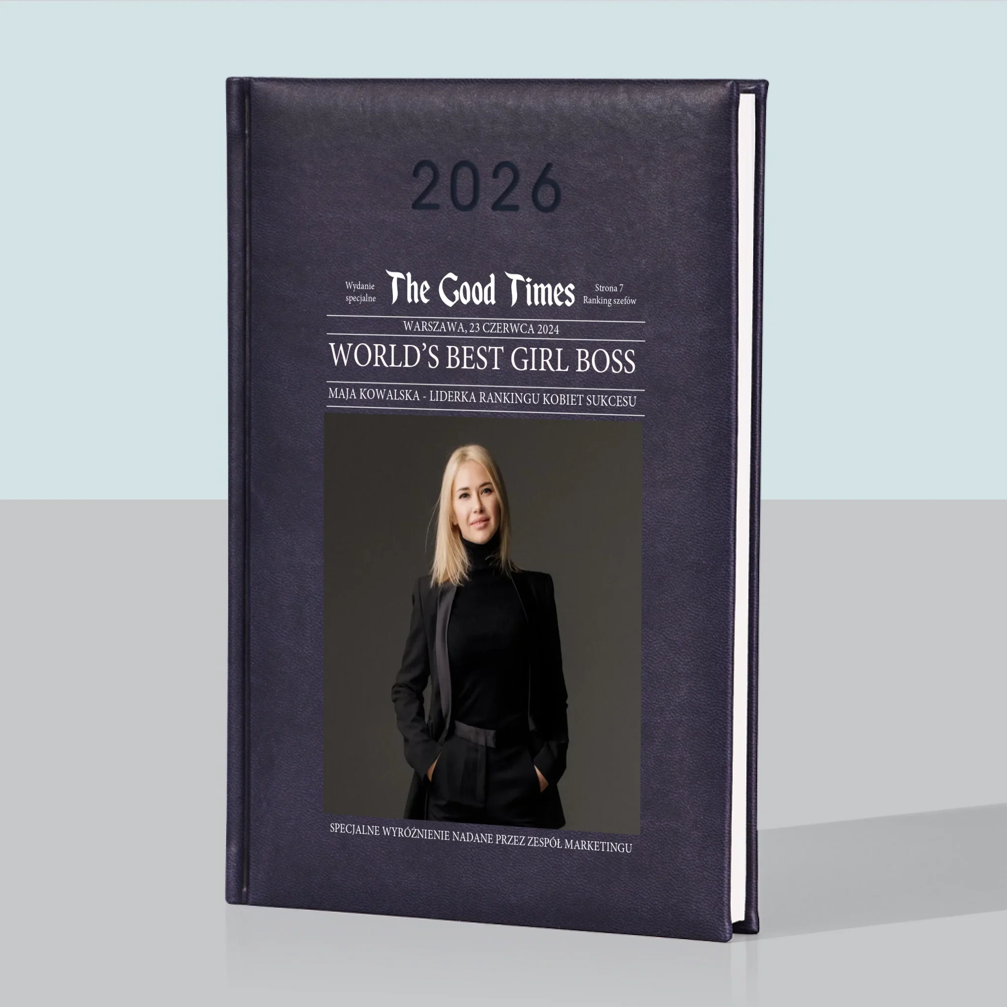Okładka Magazynu: World’S Best Girl Boss - Kalendarz Książkowy