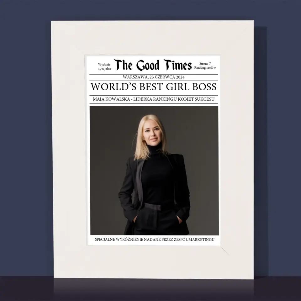 Okładka Magazynu: World’S Best Girl Boss - Ramka Na Zdjęcie - Image 2
