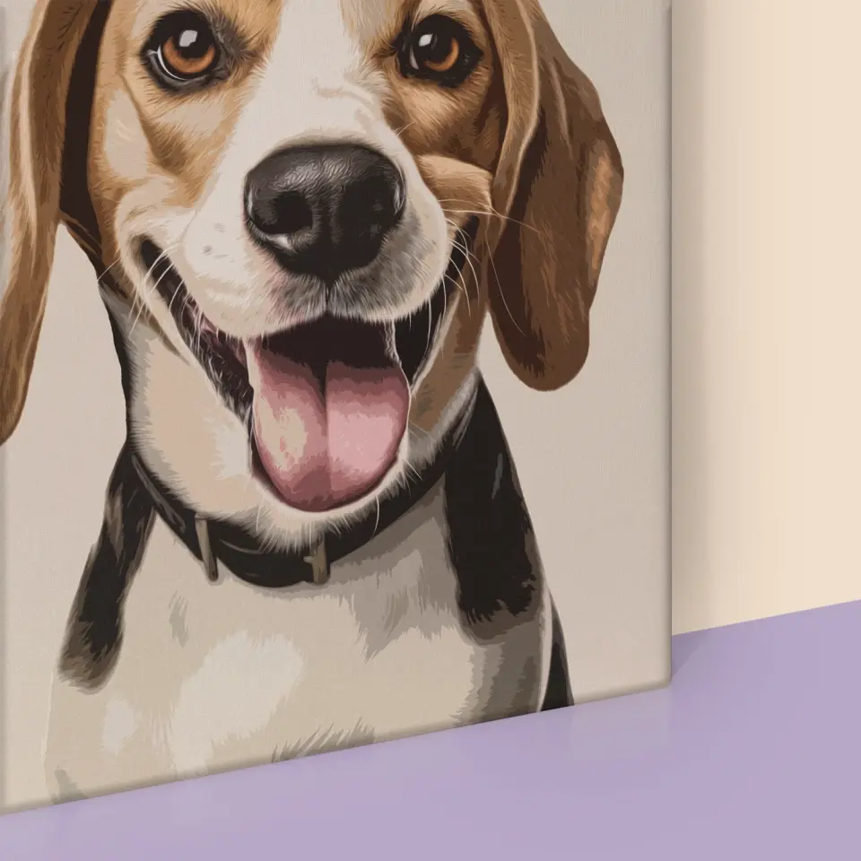 Portret Zwierzaka: Beagle - Wydruk ze Zdjęciem Zwierzaka - Image 6