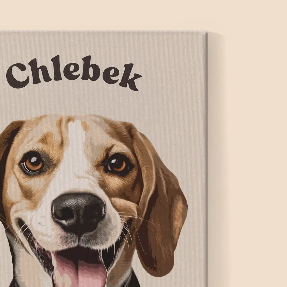 Portret Zwierzaka: Beagle - Wydruk ze Zdjęciem Zwierzaka - Image 7