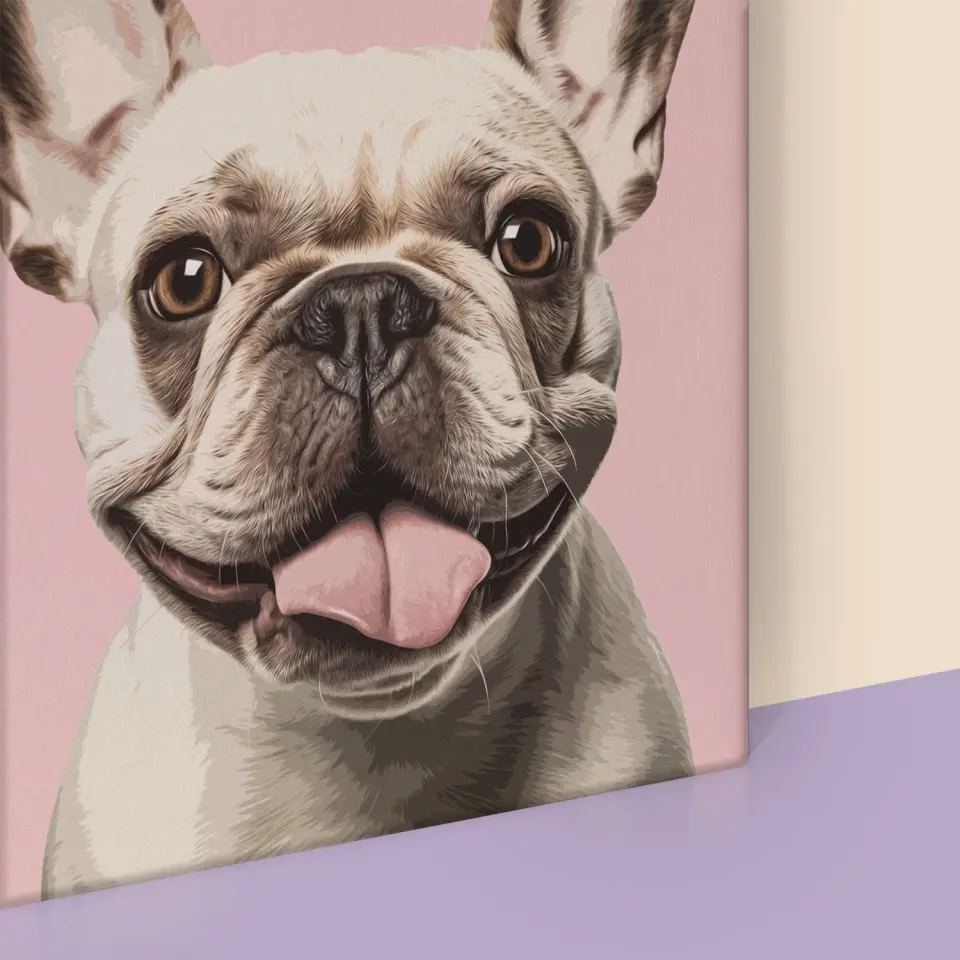 Portret Zwierzaka: Buldog Francuski - Wydruk ze Zdjęciem Zwierzaka - Image 6