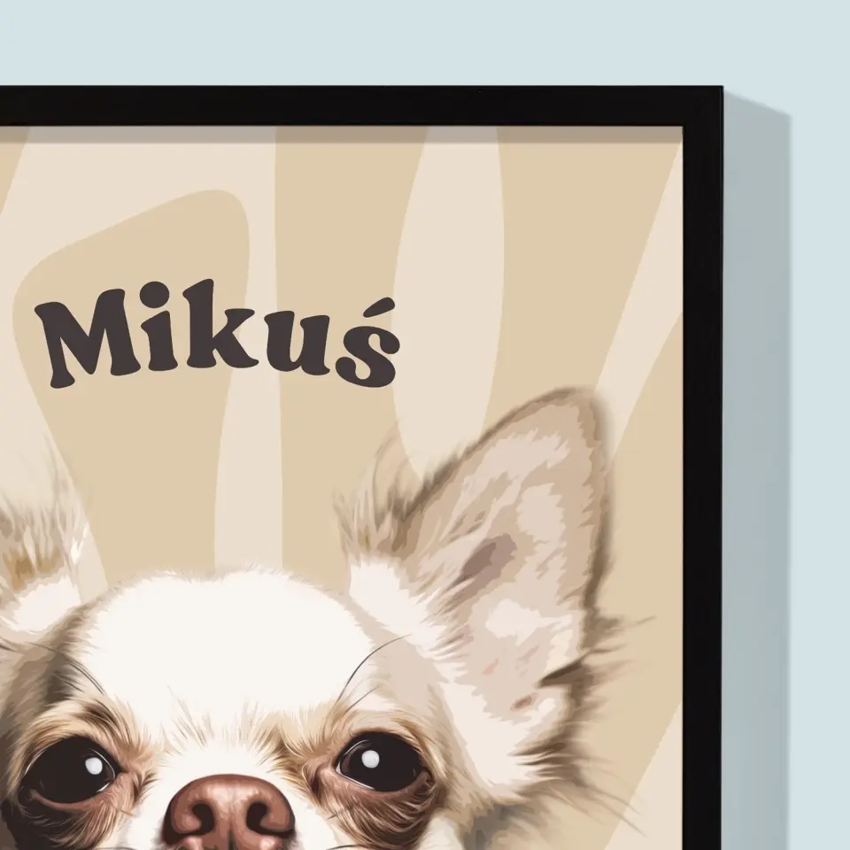 Portret Zwierzaka: Chihuahua - Wydruk ze Zdjęciem Zwierzaka - Image 2