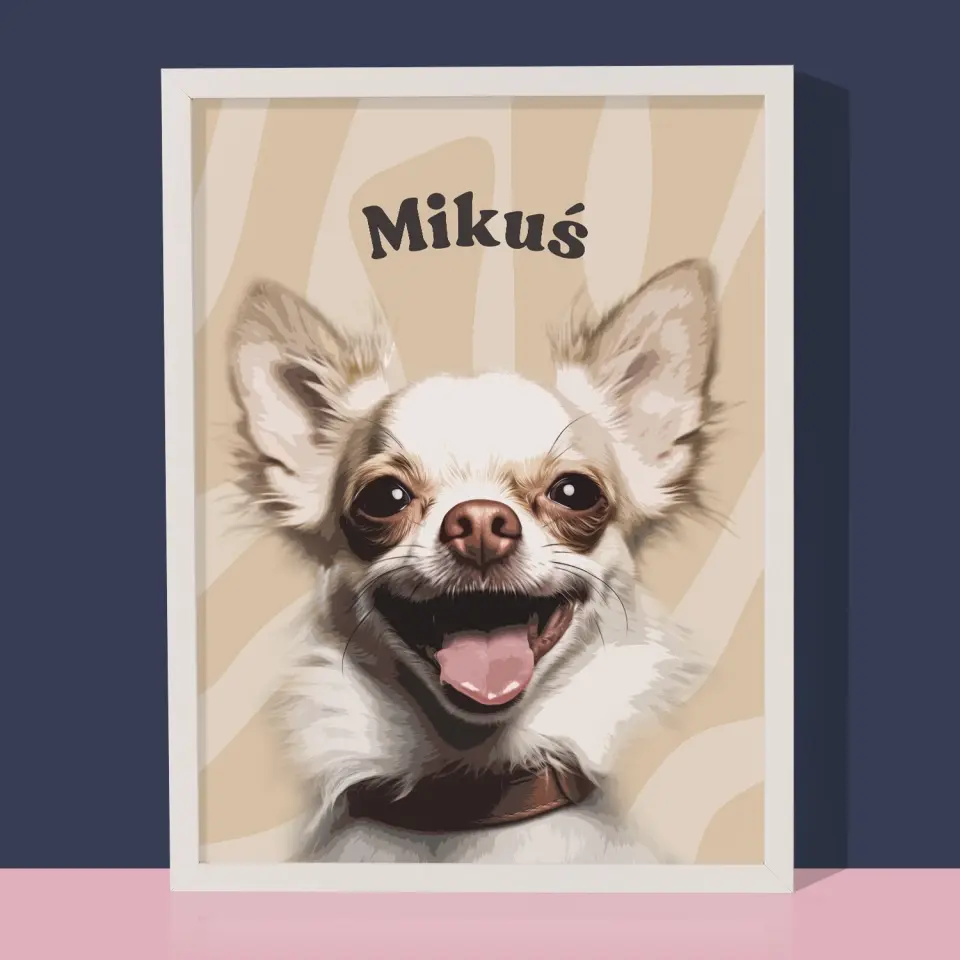 Portret Zwierzaka: Chihuahua - Wydruk ze Zdjęciem Zwierzaka - Image 4