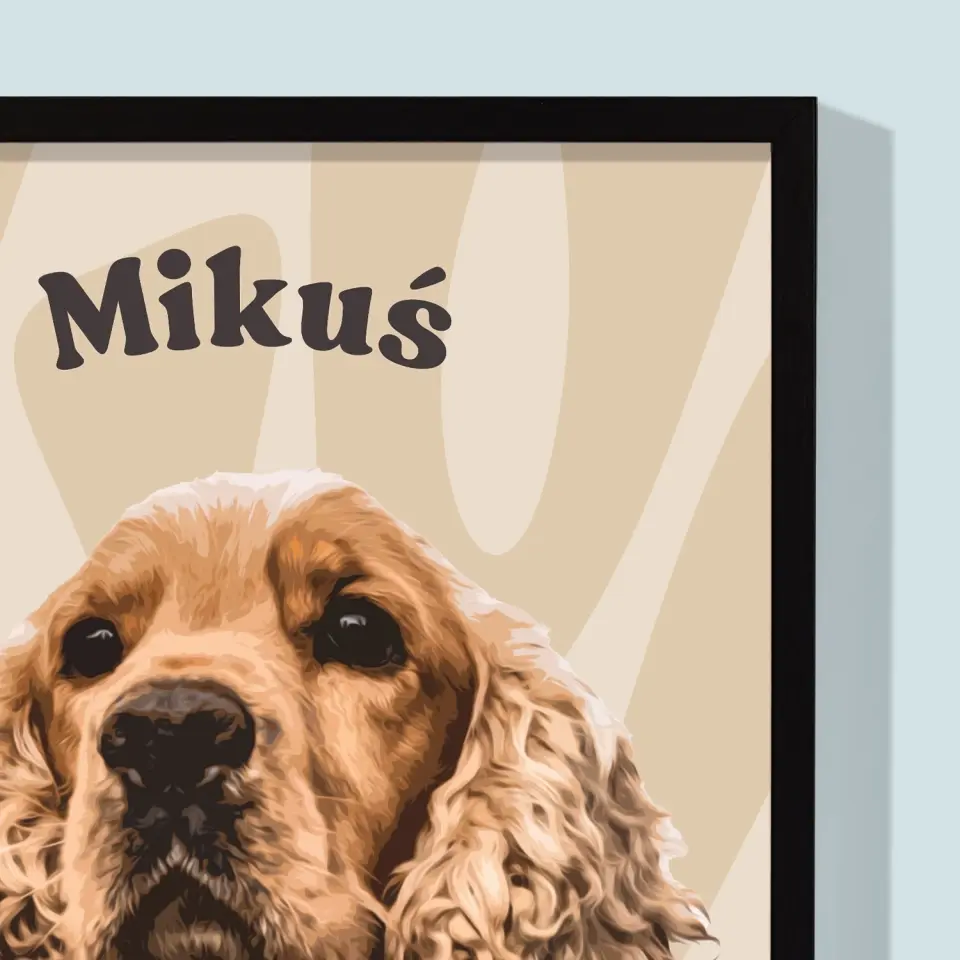 Portret Zwierzaka: Cocker Spaniel - Wydruk ze Zdjęciem Zwierzaka - Image 2