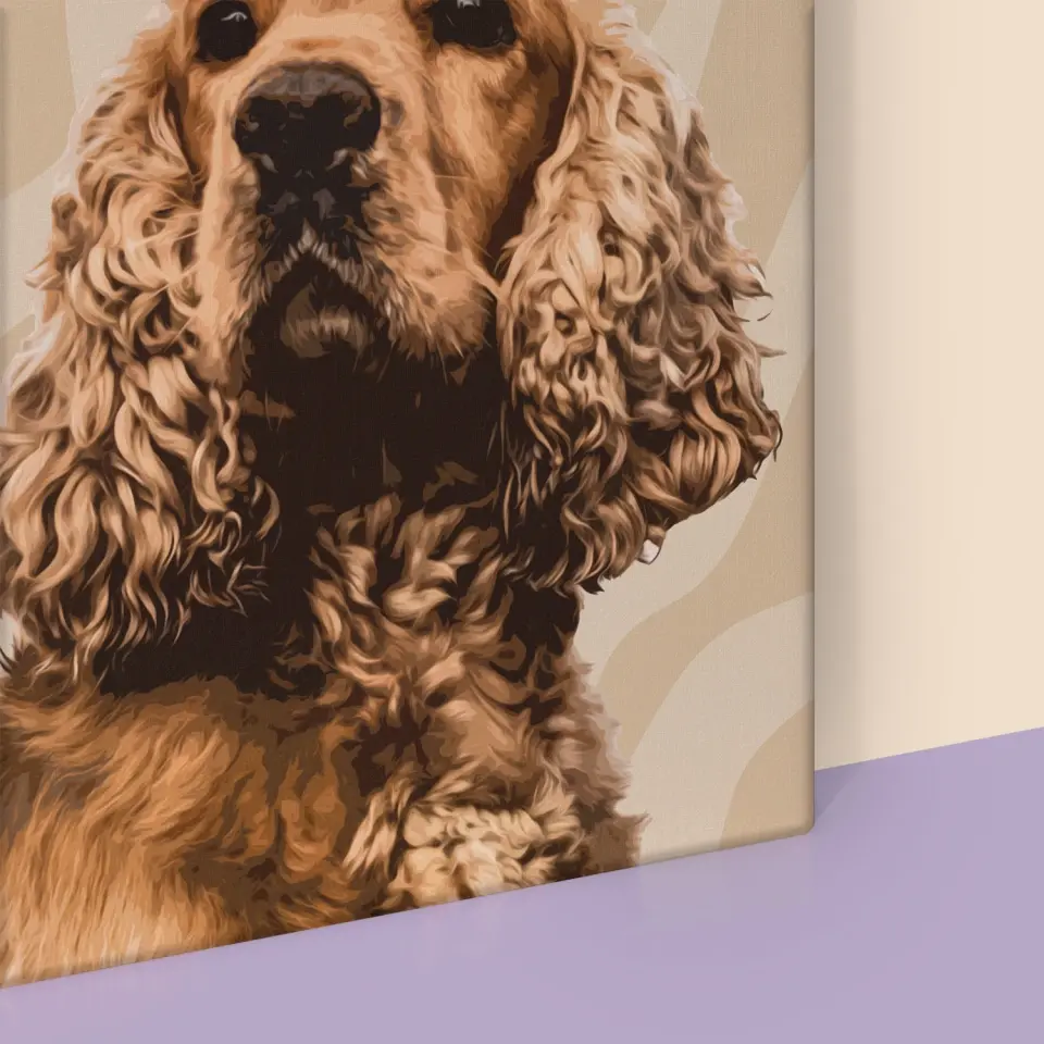 Portret Zwierzaka: Cocker Spaniel - Wydruk ze Zdjęciem Zwierzaka - Image 6