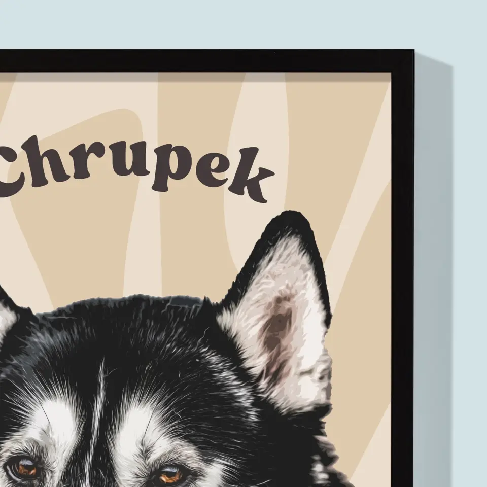 Portret Zwierzaka: Husky - Wydruk ze Zdjęciem Zwierzaka - Image 2