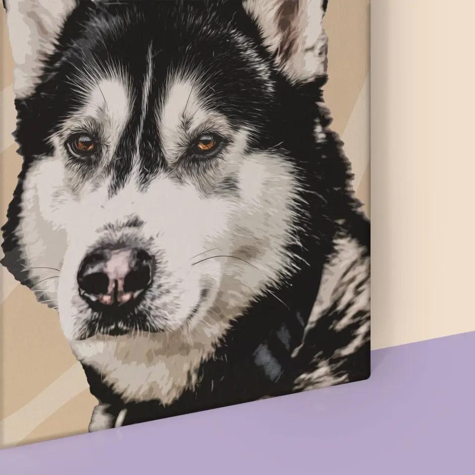 Portret Zwierzaka: Husky - Wydruk ze Zdjęciem Zwierzaka - Image 6