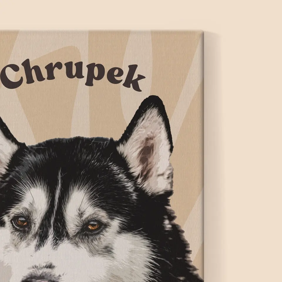 Portret Zwierzaka: Husky - Wydruk ze Zdjęciem Zwierzaka - Image 7