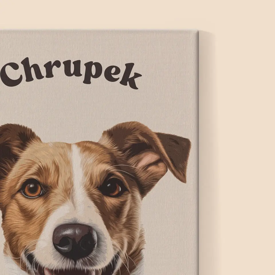 Portret Zwierzaka: Jack Russell Terrier - Wydruk ze Zdjęciem Zwierzaka - Image 7